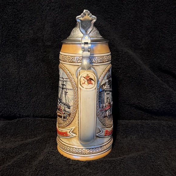 1985 Tomorrow’s Treasures Collectible Anheuser Busch Beer Stein G Series #20497 - Picture 3 of 10